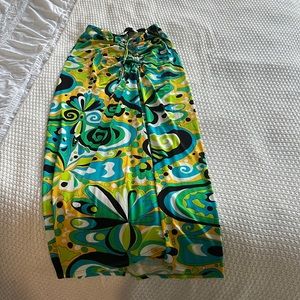 Patterned Zara midi Skirt